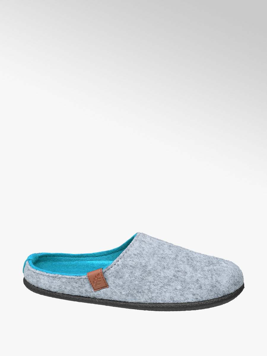Damen Pantoffeln von Casa mia in grau Elefanten Filz Hausschuhe nur 9,95 € statt 16,90 € Deichmann